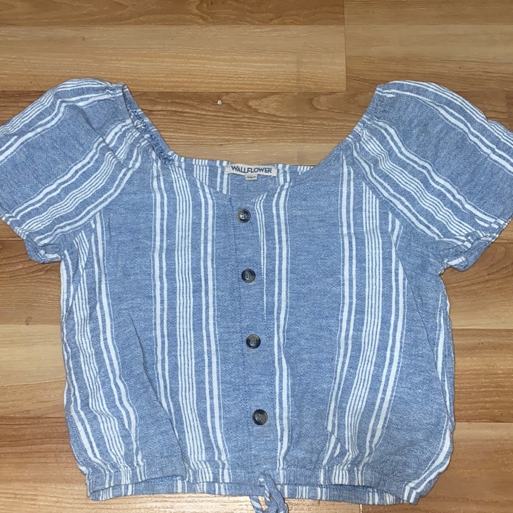 Wallflower striped crop top